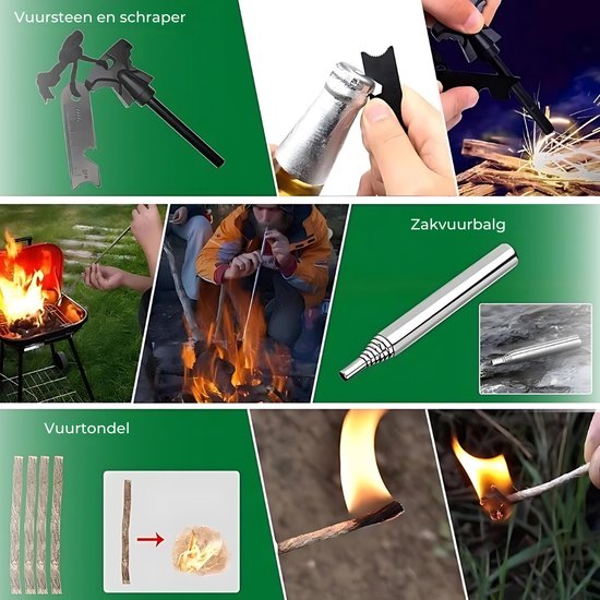 Twenty4seven® Ultieme Noodpakket Voor Thuis Survival Kit Overlevingspakket Oorlog Stroomuitval Rampen Inc Noodradio Waterfilter Nooddeken Noodverlichting Etc 2420409349