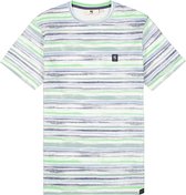 Garcia T-shirt T Shirt Met Streep Patroon R41206 9832 Bright Apple Mannen Maat - XL