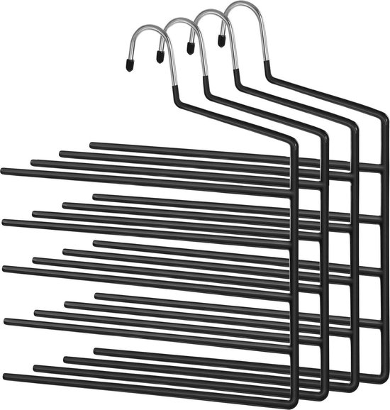 Jashanger Kleerhangers 5 Stuks Metalen Golfvormige Kleerhangers Sjaals Hangende Opbergrek Kleerhanger Organizer Kleerhanger Kledinghangers (Color : Gold, Size : 5pcs