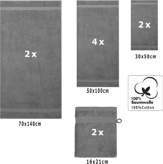 herzbach home Luxe Saunahanddoek set van 2 Premium kwaliteit uit 100% katoen 80 x 200 cm (Graublau herzbach home Luxe Saunahanddoek set van 2 Premium kwaliteit uit 100% katoen 80 x 200 cm (Graublau