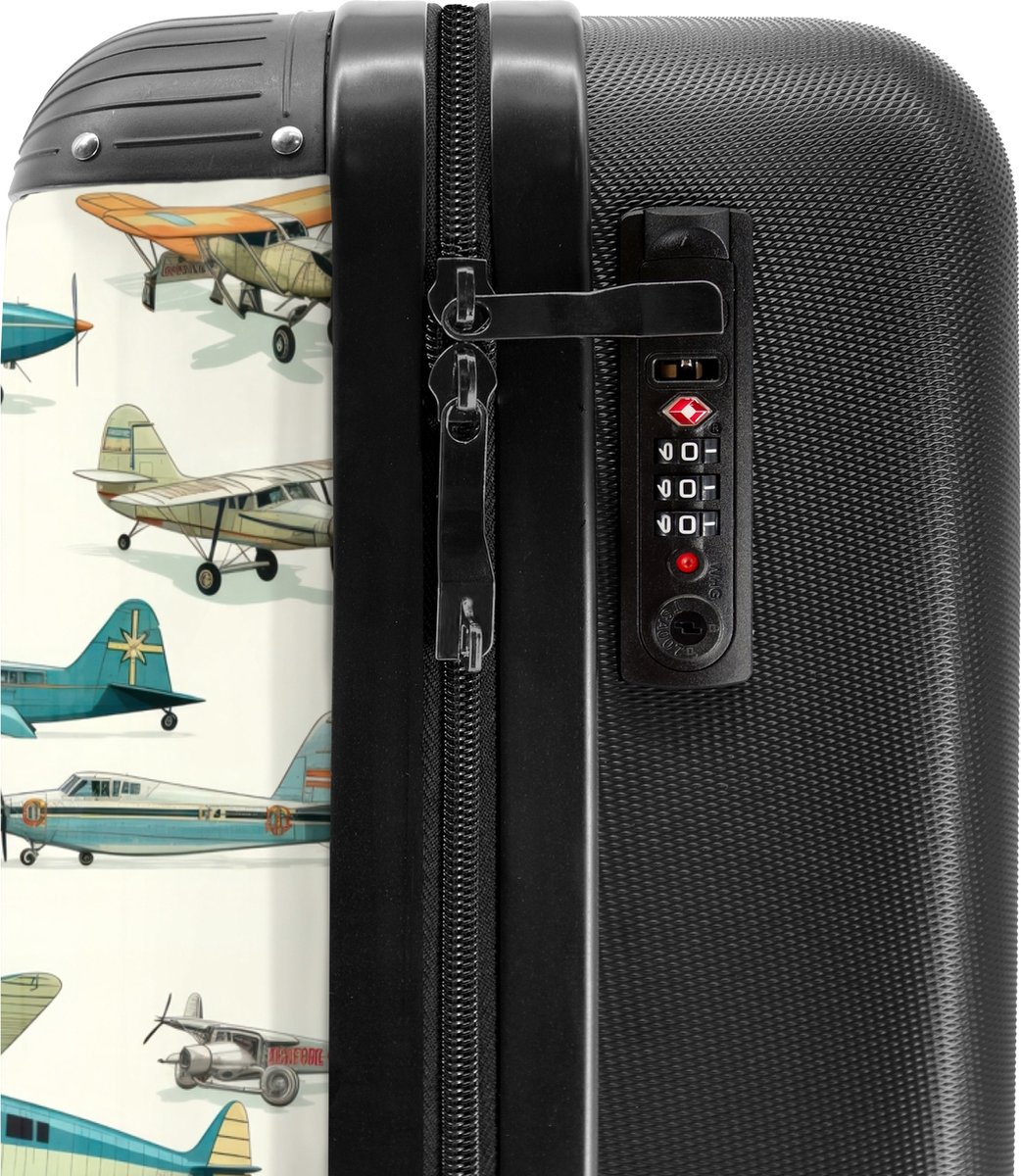 NoBoringSuitcases.com - Kinderkoffer - Past binnen 55x40x20 cm en 55x35x25 cm - Kleine handbagage kinderkoffertjes - Reisbagage & Reisaccessoires - Trolley op wieltjes - Reiskoffer met wielen - Rolkoffer - Kindertrolley jongen - Koffer kinderen – foto 5