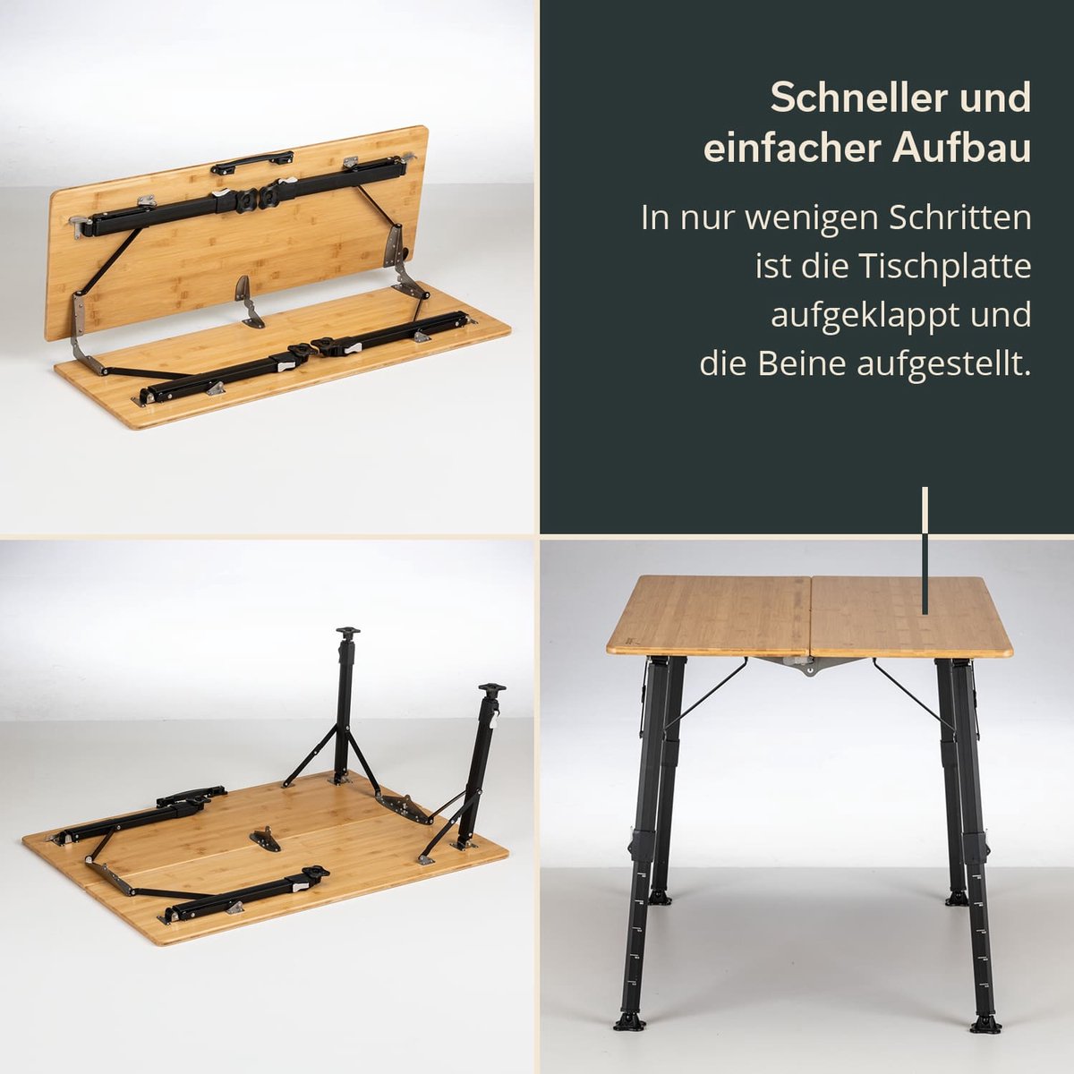Review: Redwood Bambusa bamboe campingtafel, lekker stevig