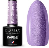 Claresa UV/LED Gellak Full Glitter #6 – 5ml. - Glitter, Paars - Glitters - Gel nagellak