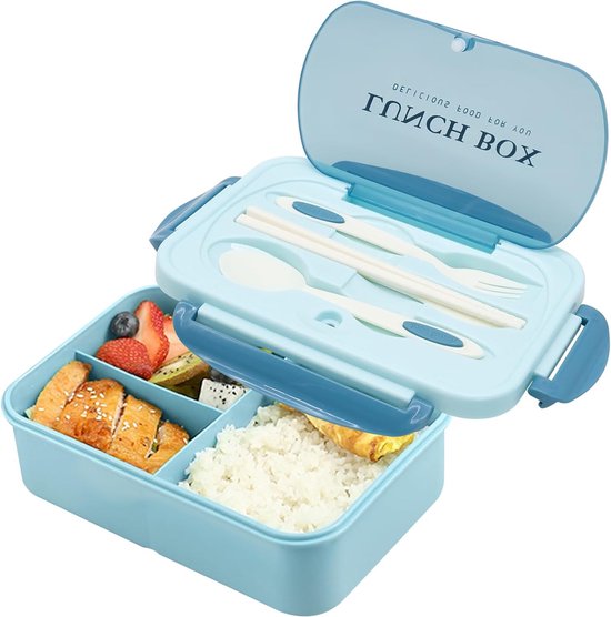 SEPSCO Lunchbox Bentoboxen, 6 compartimenten 1500 ml, grote capaciteit, herbruikbaar, lekvrij BPA-vrij, saladesnack, sandwich, voedselopslagcontainer met bestek voor kinderen, volwassenen, werk SEPSCO Lunchbox Bentoboxen, 6 compartimenten 1500 ml, grote capaciteit, herbruikbaar, lekvrij BPA-vrij, saladesnack, sandwich, voedselopslagcontainer met bestek voor kinderen, volwassenen, werk