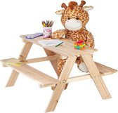 Picknicktafel Kinderen - Speeltafel - Zandtafel - Kinder Tuinset - Camping - Hout