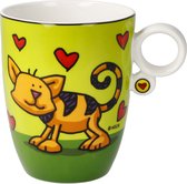 Goebel - Ed Heck | Koffie / Thee Mok Love Cat | Beker - porselein - 400ml