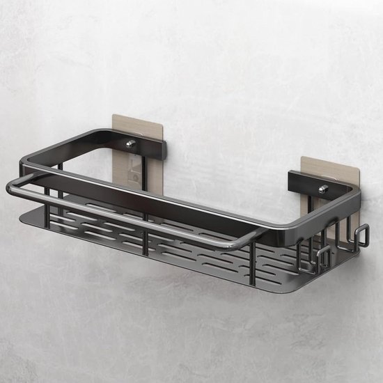 Foto: Spoelbakorganizer haken wastafel hangend zonder boren zelfklevend voor badkameraccessoires spons borstel spoelzeep sink organizer