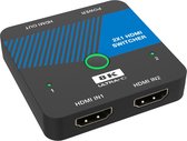NÖRDIC HDMI 2.1 Switch - 8K60Hz 4K120Hz - 2 naar 1 - Dolby ATMOS - 7.1CH - Geschikt voor Xbox en PS5