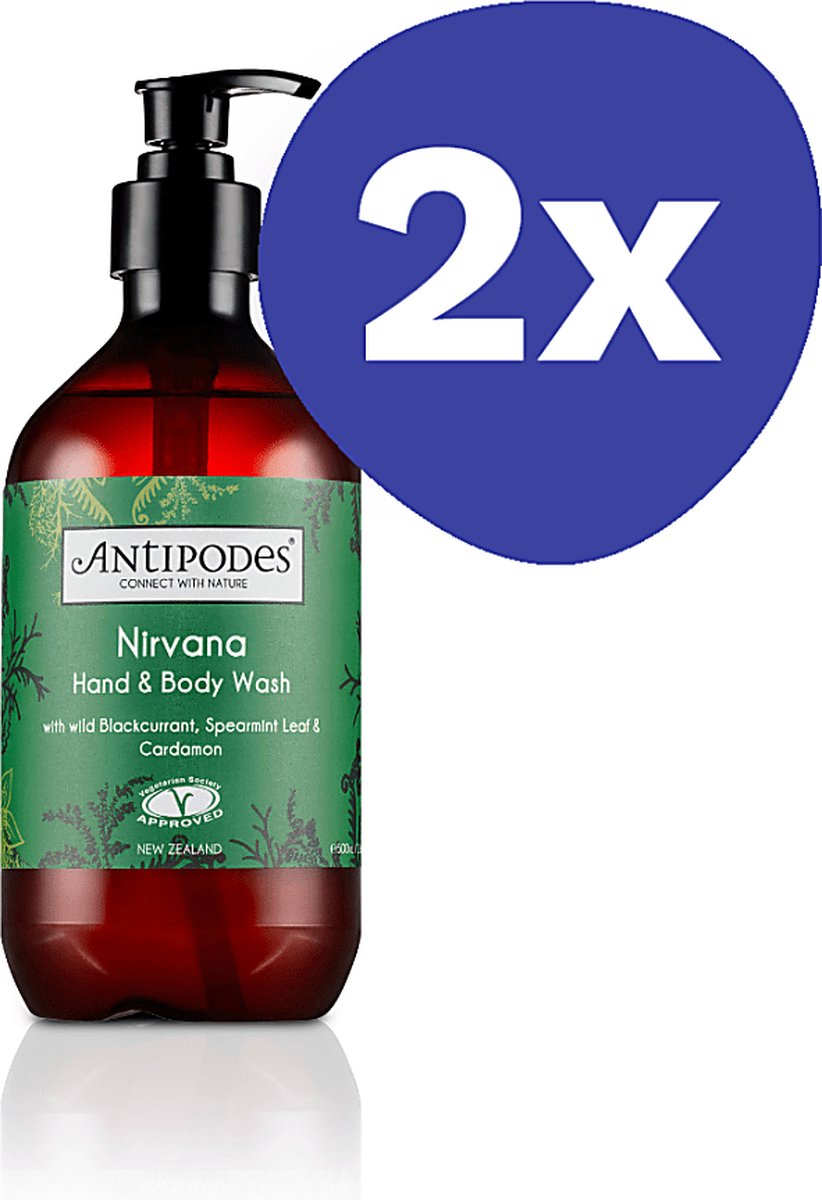 Goedkoopste Antipodes Natural Nirvana Body Wash (2x 500ml