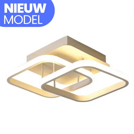 Plafondlamp Modern Wit - Plafonniere - LED - ⌀ 24 cm