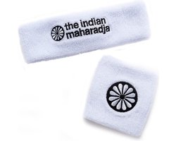 foto van The Indian Maharadja Zweetbanden set - Wit