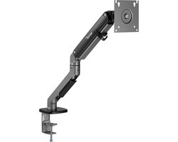 Ranqer Pro Single Monitorbeugel - Monitorarm - 17 tot 32 inch schermen - VESA-montage - kantelbaar - spacegrey