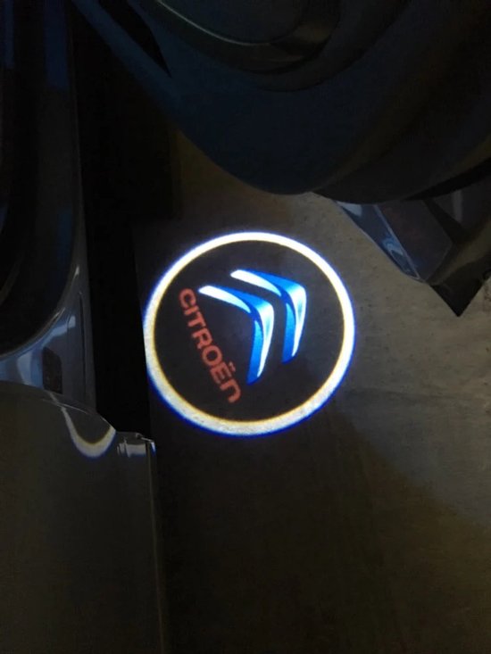 2/4 Stuks Auto Deur Licht Projector voor Peugeot 206/207/208, HD/Ultra-Bright LED Welkom Stap Licht, Courtesy Sfeer Interieur Licht,B Four-208