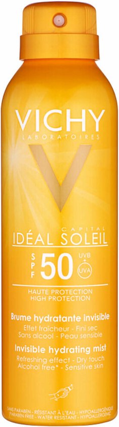 Vichy Capital Soleil Hydraterende Mist Factor(spf) 50 - 200 ml - Zonnecrème