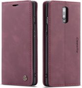 OnePlus 7 Hoesje - CaseMe Book Case - Bordeaux