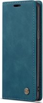 CaseMe Book Case - Geschikt voor Samsung Galaxy S9 Hoesje - Blauw