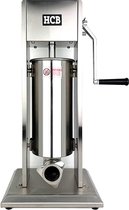 HCB® - Professionele Horeca Churros machine - verticaal - 5 liter - RVS / INOX - Churrosmachine - Churros maker - 30x26x69 cm (BxDxH) - 12 kg