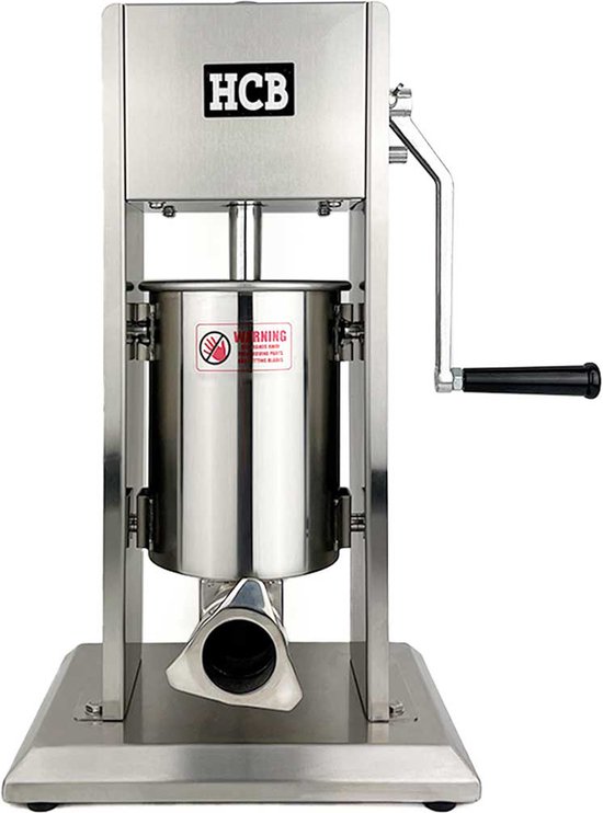 HCB® - Professionele Horeca Churros machine - verticaal - 3 liter - RVS / INOX - Churrosmachine - Churros maker - 30x22x57 cm (BxDxH) - 8 kg - 1658