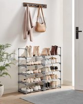 schoenenrek, schoenenopberger, shoe rack, shoe storage, 30D x 45B x 174H centimeter