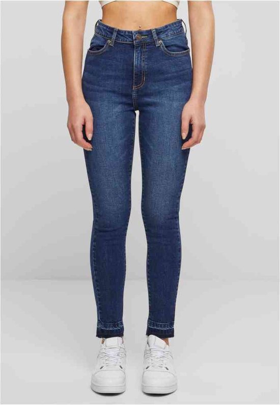 Urban Classics - Skinny fit Skinny jeans - Taille, 36 inch - Donkerblauw