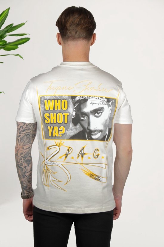 T-shirt Wit Tupac Shakur