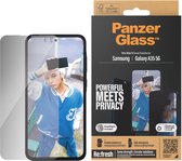 PanzerGlass Screenprotector geschikt voor Samsung Galaxy A35 Glazen | PanzerGlass Ultra-Wide Fit Screenprotector Privacy - Case Friendly