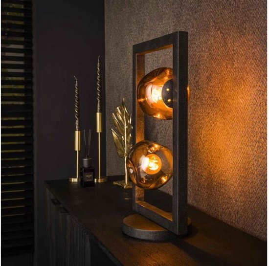 Sfeerverlichting Online tafellamp multicolour glas mozaïek 13 cm en