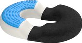 Orthopedisch aambeienkussen met innovatieve gel-laag donut kussen voor pijnverlichting inclusief staartbeenpijn - Voor thuis, op kantoor of in de auto