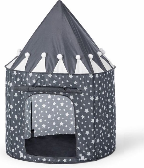 Tente De Jeu Intérieur Enfants 130x100x130 Cm – Rose, Motif Fleurs, Espace Privé Ludique Et Solide