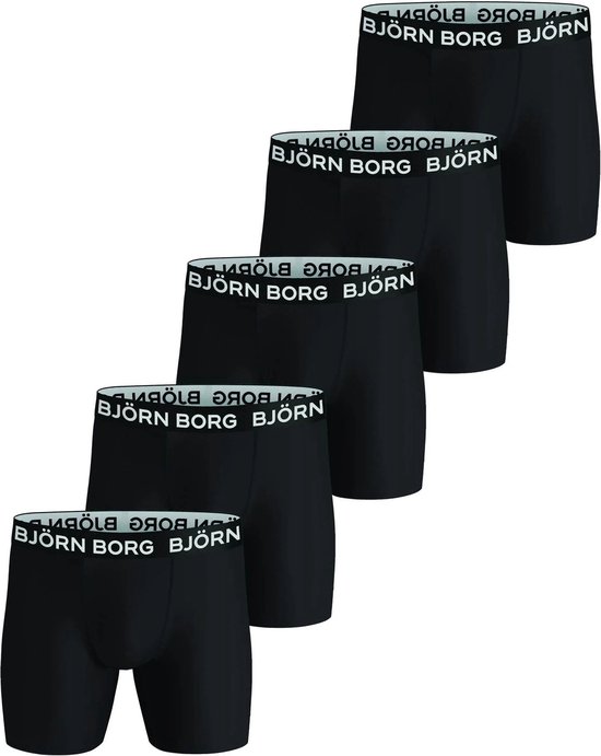 HEAD heren boxershorts ondergoed 8p, zwart (005), S