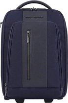 Piquadro Valise souple Bagage à main / Trolley / Valise de voyage - Sous-siège - 40 cm - Blauw