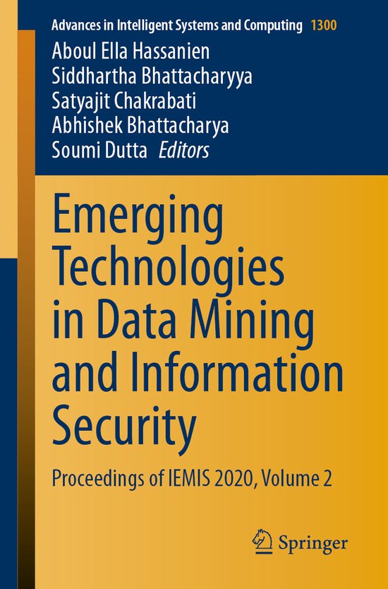 Emerging Technologies in Data Mining and Information Securit ... - cover