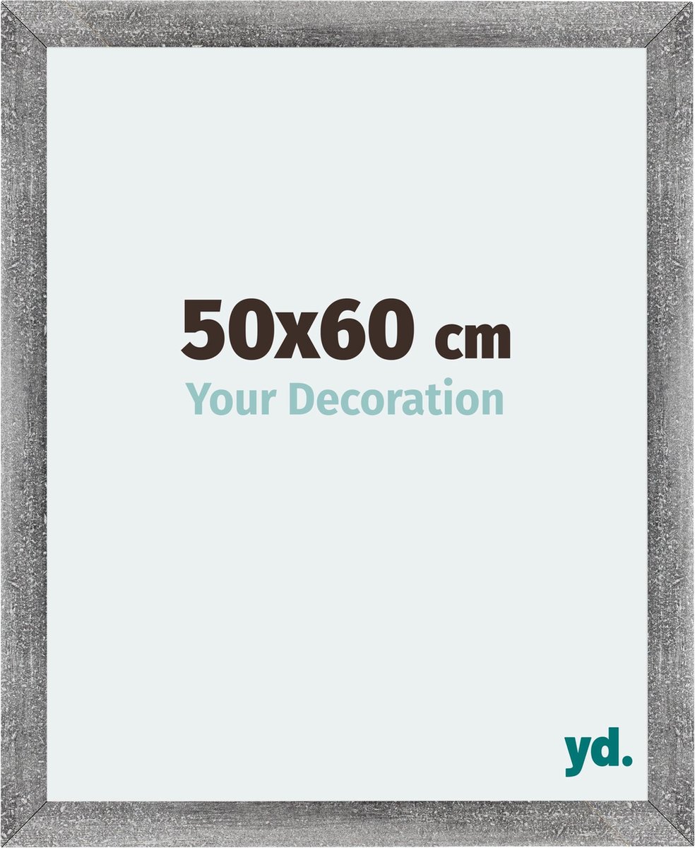 yd. Your Decoration - Fotolijst 50x60 cm - MDF - Grijs Geveegd - Mura