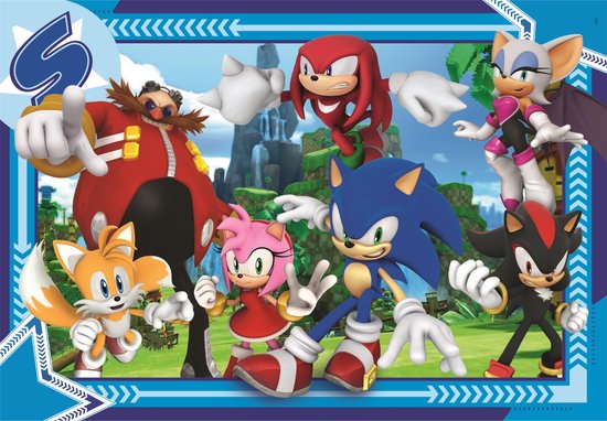 Clementoni - Puzzel - 300 Stukjes - Sonic the Hedgehog Super Sonic ...