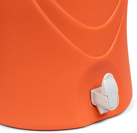Pinnacle Platino 5 Gallon - Geïsoleerde Drankdispenser / Drankkoeler met kraantje - 20 Liter - Oranje van Pinnacle. — afbeelding 4