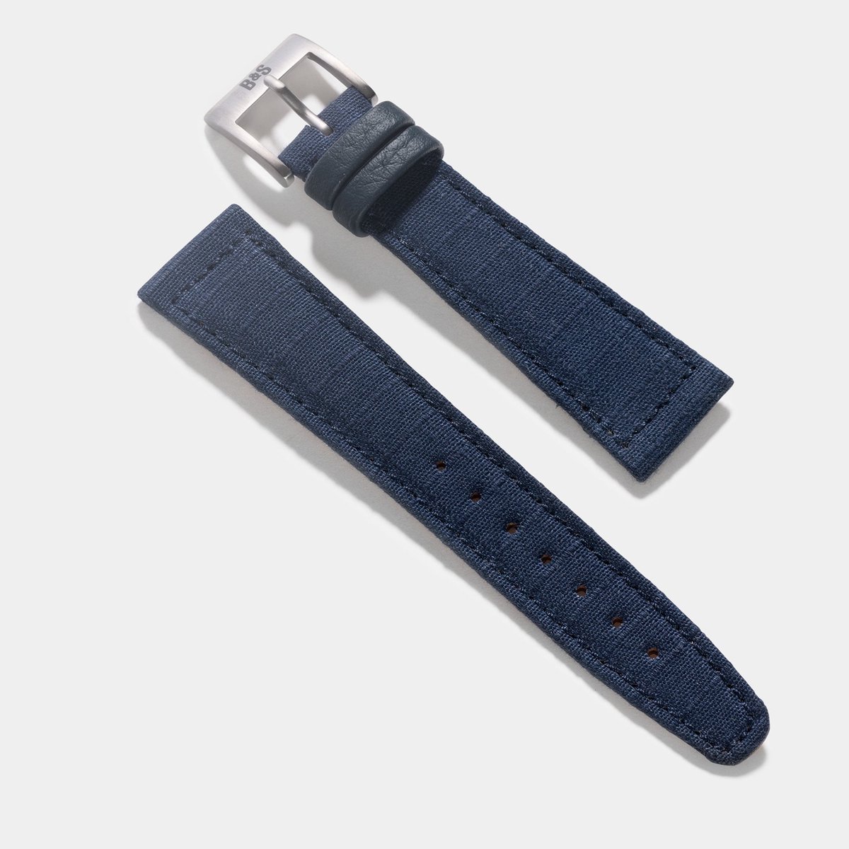 BS Leren Horlogeband Luxury - De Royal Ripstop - 20mm