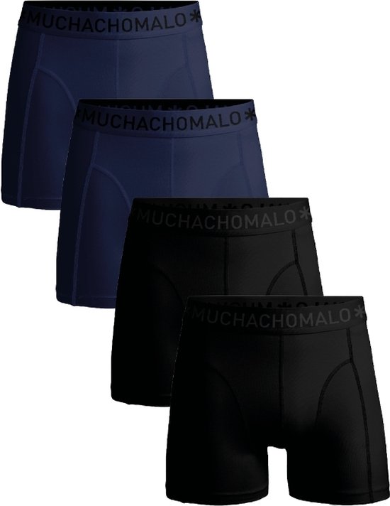 Muchachomalo Heren Boxershorts - 4 Pack - Maat S - 95% Katoen - Mannen Onderbroeken