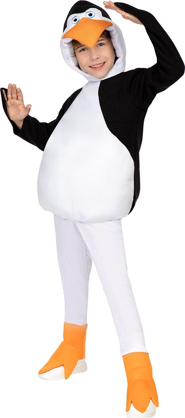 FUNIDELIA Pinguïn van Madagascar kostuum voor kinderen - Maat: 97-104 cm