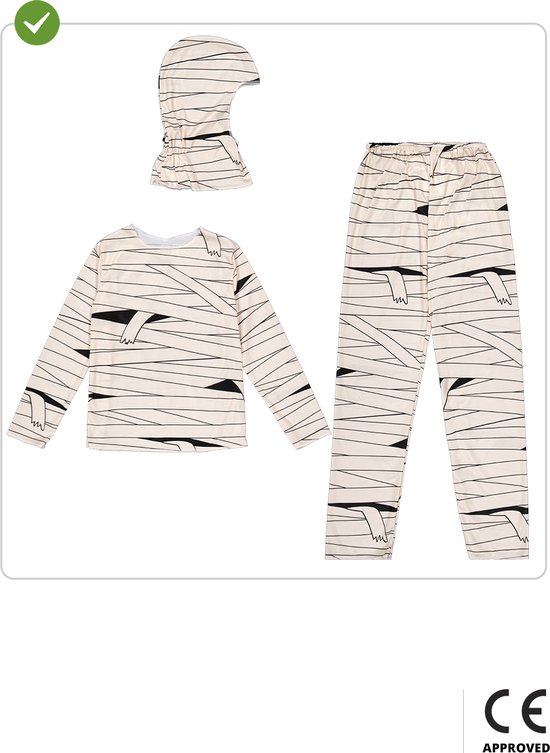 FUNIDELIA Déguisement Momie enfant - Taille : 135 - 152 cm