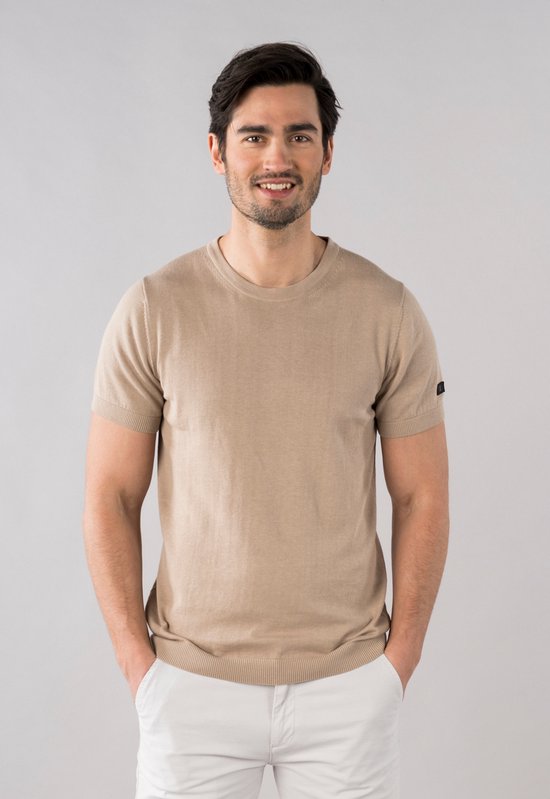 Presly & Sun Heren - T-Shirt - Taupe - XL - Sem