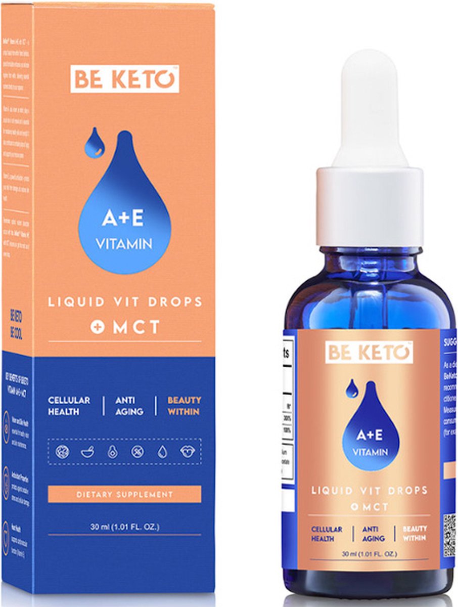 Goedkoopste Be Keto | Vitamin A E Drops | 30ml | 1 x 30 ml
