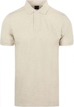 Suitable - Mang Poloshirt Ecru - Slim-fit - Heren Poloshirt Maat L