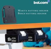 Accu houder geschikt voor Makita - Batterij houder voor Makita - battery mount - 18V - battery houder - batterij houder geschikt voor Bosch - Batterij NIET Inbegrepen!