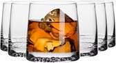 Krosno - Glazen voor whisky - whiskyglazen, elegant, 6 stuks, 300 ml, Fjord
