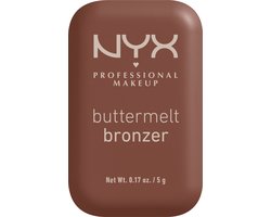 foto van NYX Professional Makeup Buttermelt Bronzer, Powder Bronzer - Bruin - 5GR