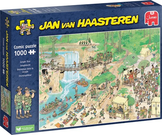 Jan van Haasteren - Jungletocht - Nederlands Kampioenschap Puzzelen 2024 - 1000 stukjes - Jan van Haasteren