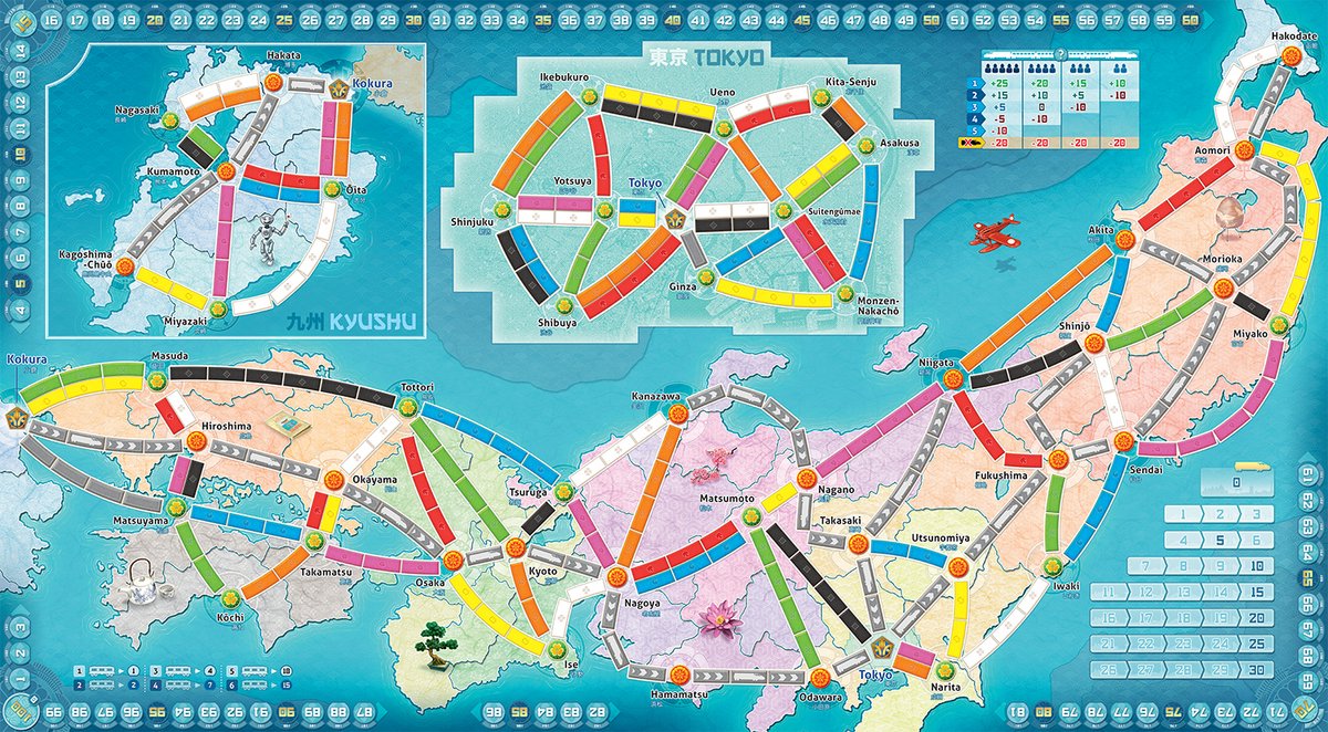 Ticket to Ride - Japan/Italy — afbeelding 16