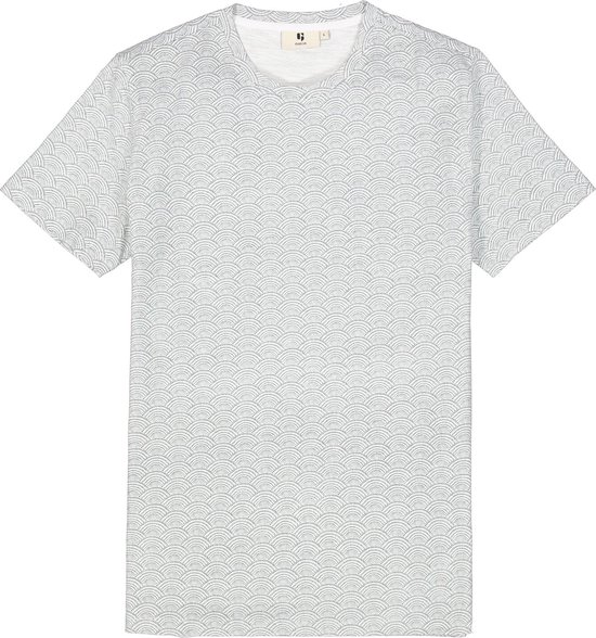 Garcia T-shirt T Shirt Met Print P41204 50 White Mannen Maat - M