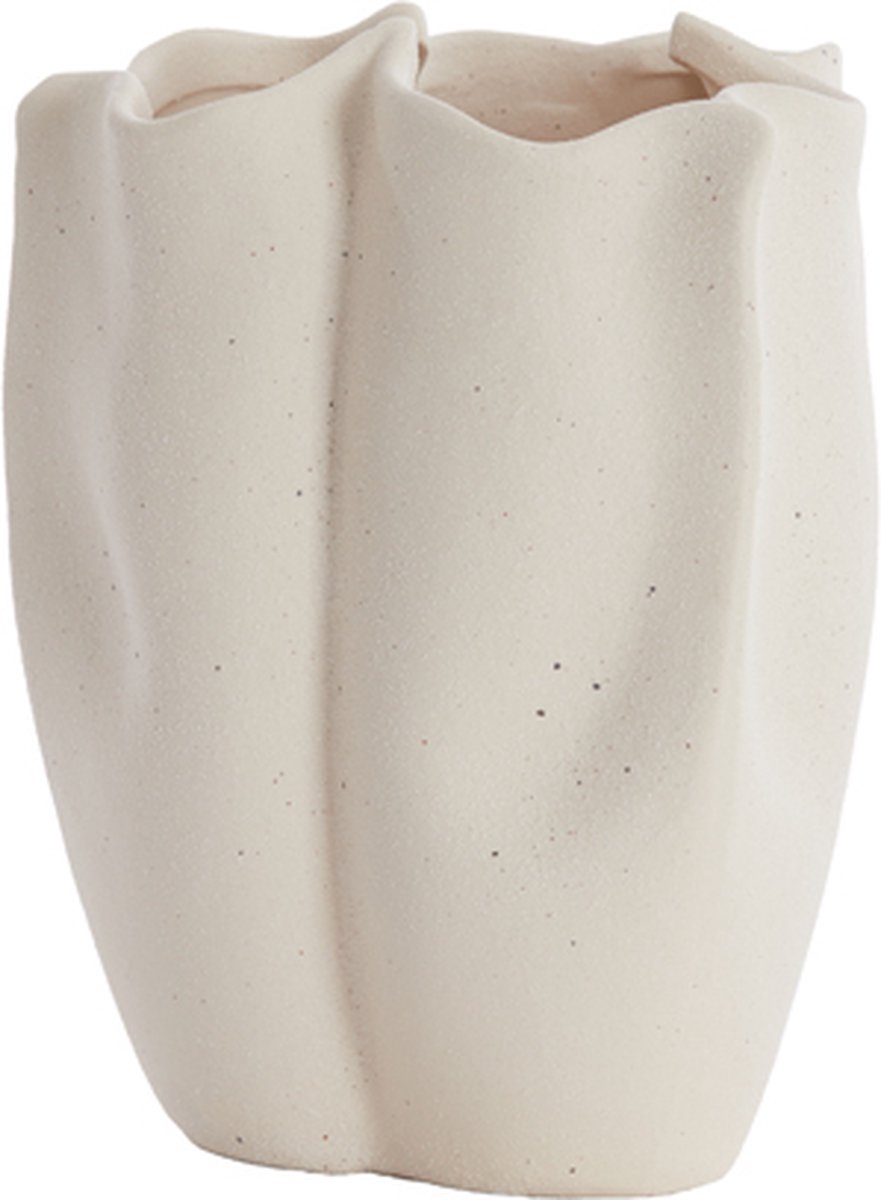 Vaas SANGULI - 28x27.5x36.5cm - Wit