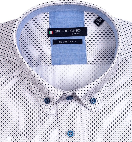 Giordano Korte mouw Overhemd - 316012 (Maat: